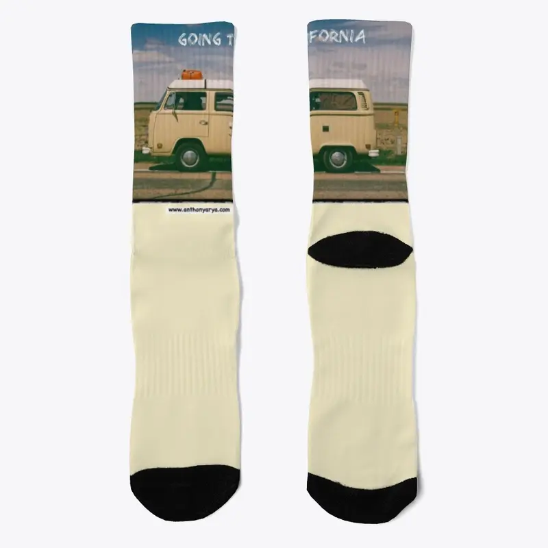 Crew Sock: "Going to California"